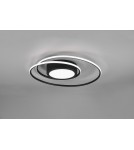 LED ceiling lamps - Trio YAVA Modern Ceiling 1xLED max 56W 2700-6000K Black Matte 672310232 - product 4