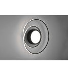 LED ceiling lamps - Trio YAVA Modern Ceiling 1xLED max 56W 2700-6000K Black Matte 672310232 - product 5