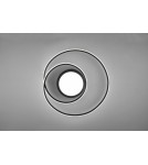 LED ceiling lamps - Trio YAVA Modern Ceiling 1xLED max 56W 2700-6000K Black Matte 672310232 - product 6