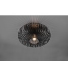 Modern ceiling lamps - Trio JOHANN Modern Ceiling 1xE27 max 60W Black Matte 606900132 - product 2