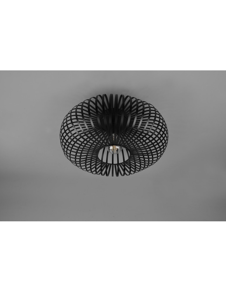 Modern ceiling lamps - Trio JOHANN Modern Ceiling 1xE27 max 60W Black Matte 606900132 - product kolory-swiatla.pl 4