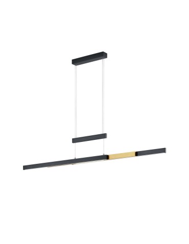 Trio TRAJAN Modern Pendant 1xLED max 45W 2700K-5000K Black Matte 375310502