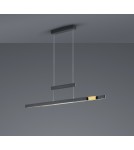 Pendant lamps - Trio TRAJAN Modern Pendant 1xLED max 45W 2700K-5000K Black Matte 375310502 - product 2