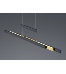 Pendant lamps - Trio TRAJAN Modern Pendant 1xLED max 45W 2700K-5000K Black Matte 375310502 - product 4