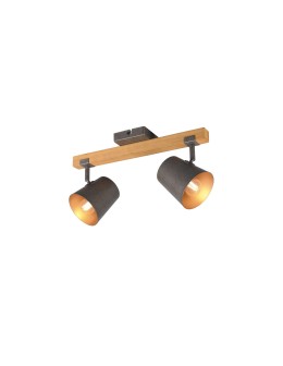 Trio BELL Sufitowa Nowoczesna 2xE14 max 25W Nikiel Antyczny 801900267