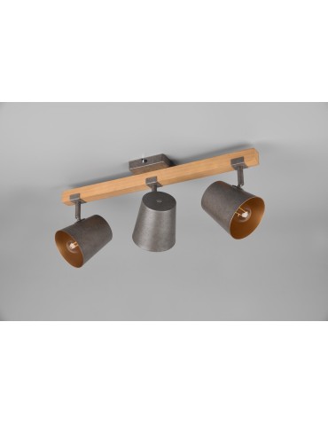 Trio BELL Ceiling Modern 3xE14 max 25W Antique Nickel 801900367 - product 2