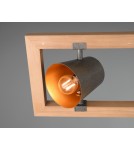 Pendant lamps on a strip - Trio BELL Pendant Modern 4xE14 max 25W Antique Nickel 301900467 - product 4