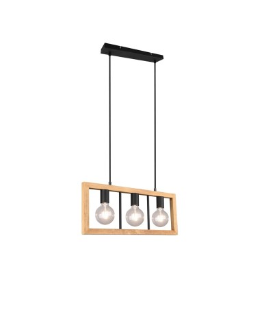 Trio AGRA Modern Pendant 3xE27 max 10W Black Matte 313800332