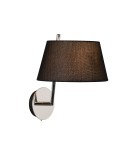 Wall lamps with lampshade - Lucide SAXEN Wall mounted 1xE27/60W exc 40201/01/11 - product 2