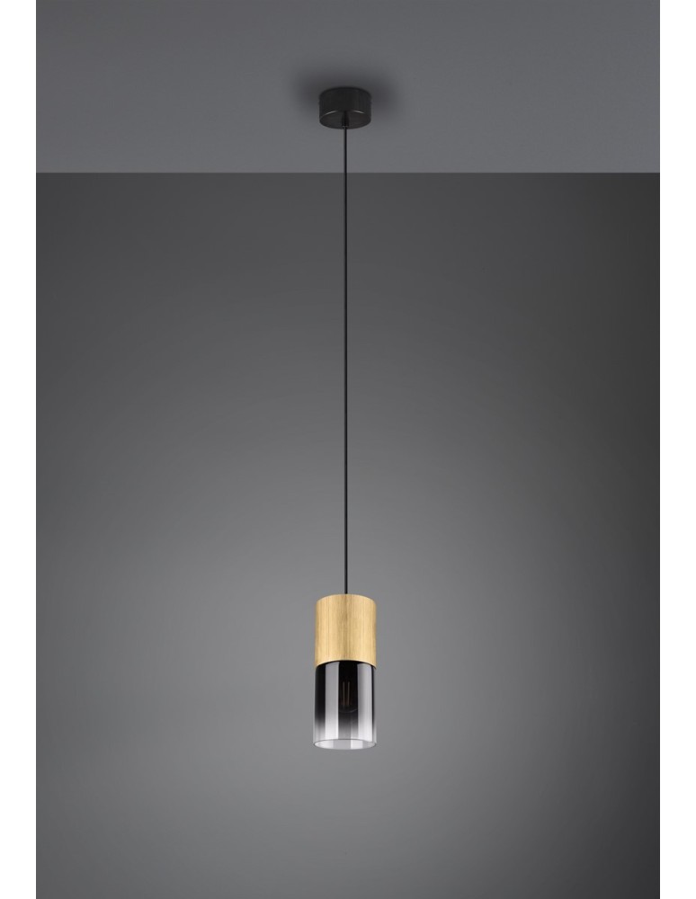 Single pendant lamps - Trio ROBIN Modern Pendant 1xE27 max 28W Brass Matte 310600154 - product kolory-swiatla.pl 4