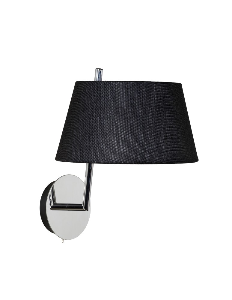 Wall lamps with lampshade - Lucide SAXEN Wall mounted 1xE27/60W exc 40201/01/11 - product kolory-swiatla.pl 3