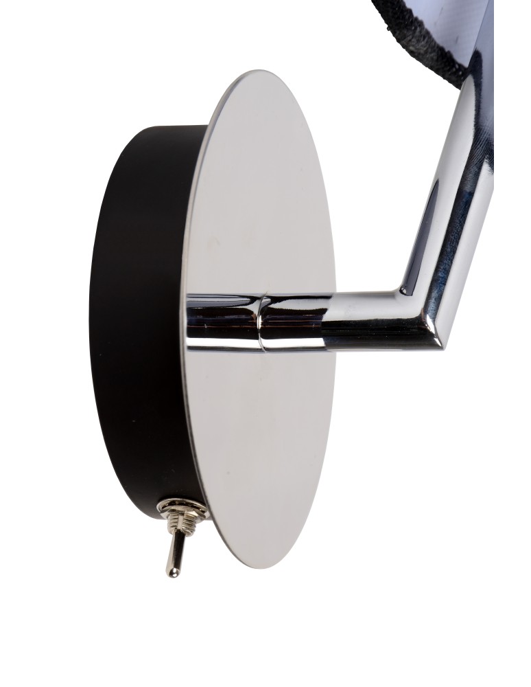 Kinkiety z abażurem - Lucide SAXEN Ścienna 1xE27/60W exc 40201/01/11 - produkt kolory-swiatla.pl 4