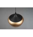 Lampy wiszące pojedyncze - Trio CHIRON Wisząca Nowoczesna 1xE27 max 40W Mosiądz Mat 310890108 - produkt 2