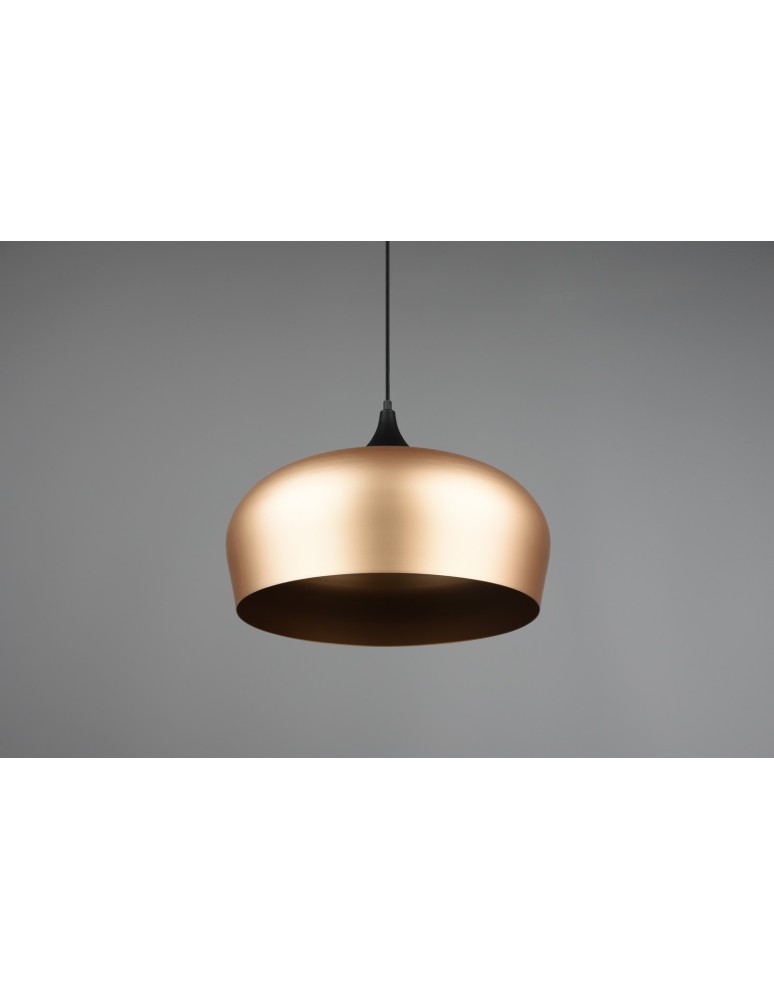 Lampy wiszące pojedyncze - Trio CHIRON Wisząca Nowoczesna 1xE27 max 40W Mosiądz Mat 310890108 - produkt kolory-swiatla.pl 5