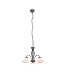 5-point chandeliers - Trio RUSTICA Pendant Classic 3xE14 max 40W Rustic 101000324 - product 1