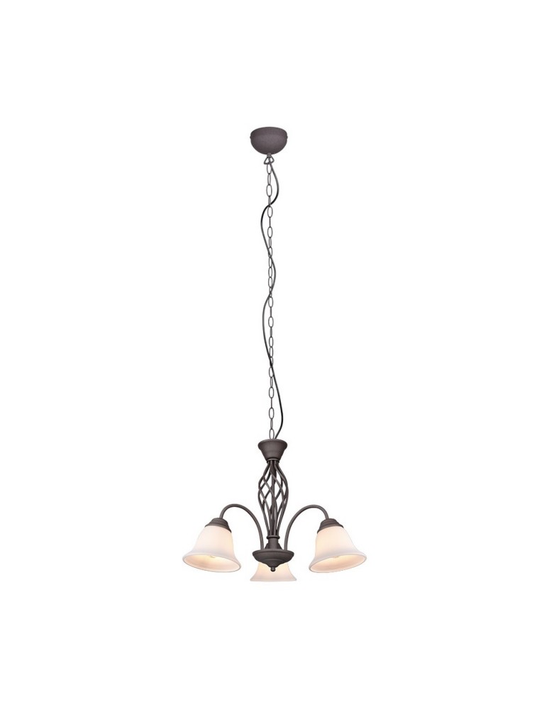 5-point chandeliers - Trio RUSTICA Pendant Classic 3xE14 max 40W Rustic 101000324 - product kolory-swiatla.pl 1