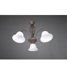 5-point chandeliers - Trio RUSTICA Pendant Classic 3xE14 max 40W Rustic 101000324 - product 5