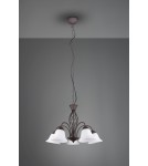3-point chandelier - Trio RUSTICA Pendant Classic 5xE14 max 40W Rustic 101000524 - product 3