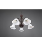 3-point chandelier - Trio RUSTICA Pendant Classic 5xE14 max 40W Rustic 101000524 - product 5