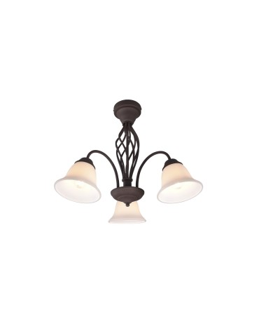 Trio RUSTICA Ceiling Classic 3xE14 max 40W Rusty 601000324