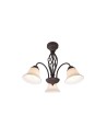 Trio RUSTICA Ceiling Classic 3xE14 max 40W Rusty 601000324