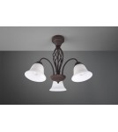 3-point chandelier - Trio RUSTICA Ceiling Classic 3xE14 max 40W Rusty 601000324 - product 2