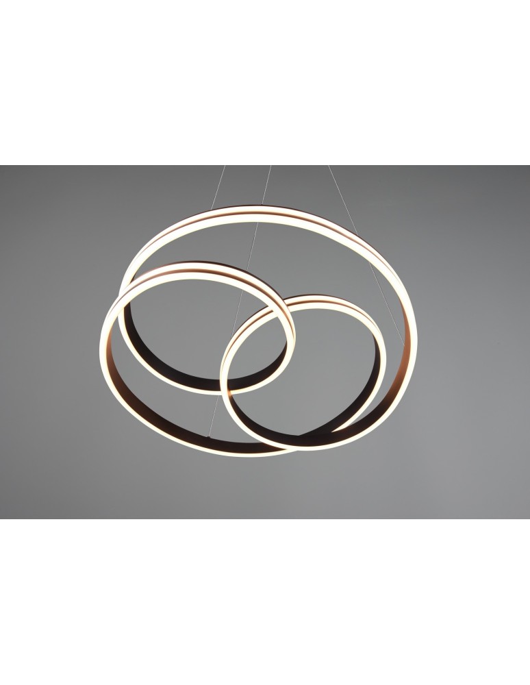 Lampy wiszące - Trio YARA Wisząca Nowoczesna 1xLED max 58W 2300+3000+4000K Czarny Mat 326210132 - produkt kolory-swiatla.pl 3