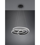 Pendant lamps - Trio YARA Pendant Modern 1xLED max 58W 2300+3000+4000K Black Mat 326210132 - product 5