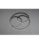 Lampy wiszące - Trio YARA Wisząca Nowoczesna 1xLED max 58W 2300+3000+4000K Czarny Mat 326210132 - produkt 6