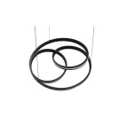 Lampy wiszące - Trio YARA Wisząca Nowoczesna 1xLED max 58W 2300+3000+4000K Czarny Mat 326210132 - produkt 8