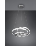 Lampy wiszące - Trio YARA Wisząca Nowoczesna 1xLED max 60W 2300+3000+4000K Nikiel Mat 326210107 - produkt 5