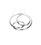 Lampy wiszące - Trio YARA Wisząca Nowoczesna 1xLED max 60W 2300+3000+4000K Nikiel Mat 326210107 - produkt 9