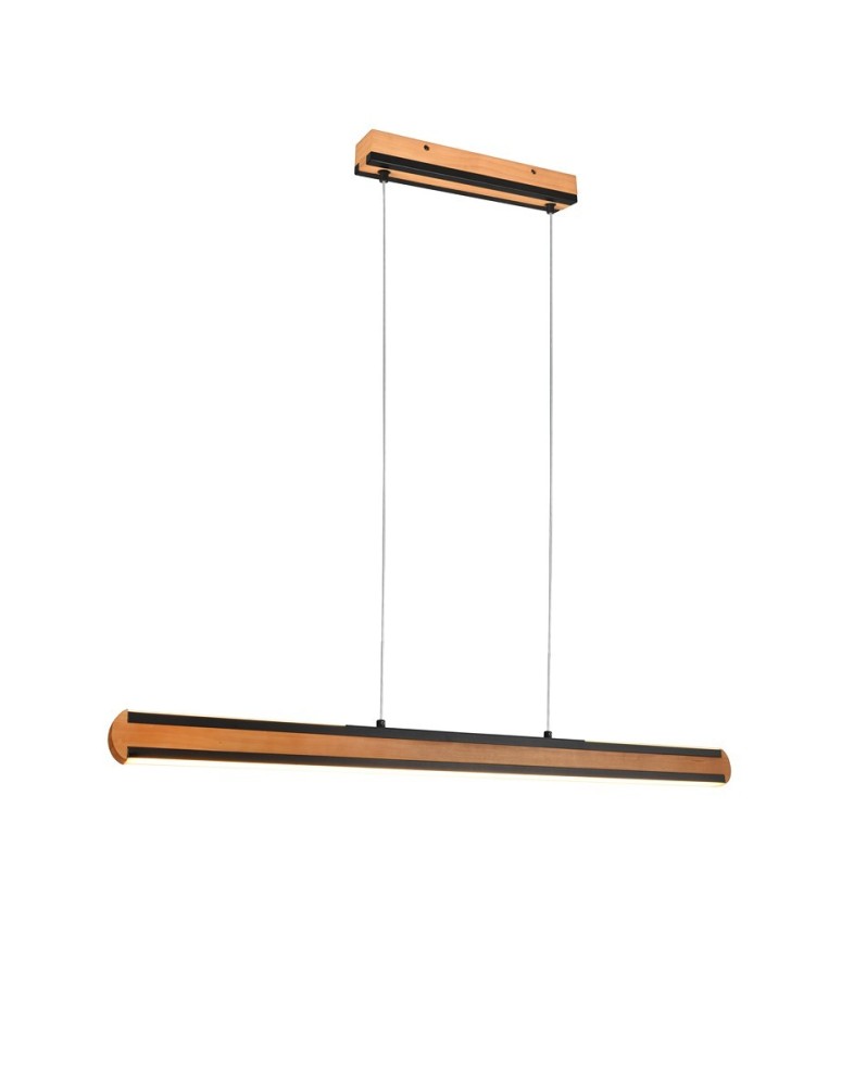 Pendant lamps - Trio DEACON Pendant Modern 1xLED max 42W 2700+4000+6500K Natural 326610232 - product kolory-swiatla.pl 1