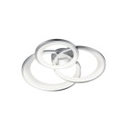 LED ceiling lamps - Trio GRANADA Modern Ceiling 1xLED max 36W 3000K Chrome 673810306 - product 1