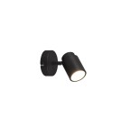 Bathroom wall lamps - Trio ANGELO Bathroom Wall Mount 1xGU10 max 5W Black Matte 880400132 - product 1