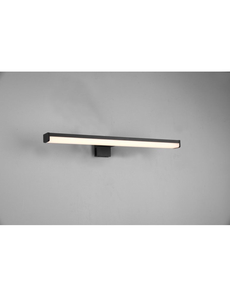 Bathroom wall lamps - Trio LINO Bathroom Wall Mount 1xLED max 7W 3000K Black Matte 284114032 - product kolory-swiatla.pl 2