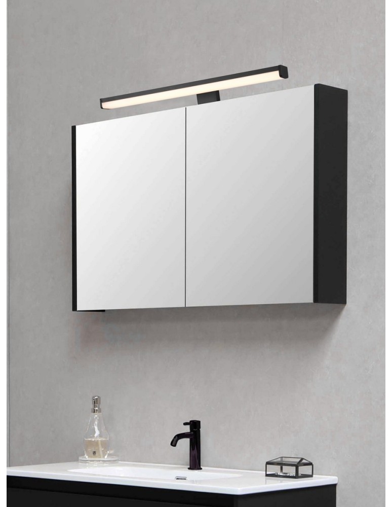 Bathroom wall lamps - Trio LINO Bathroom Wall Mount 1xLED max 7W 3000K Black Matte 284114032 - product kolory-swiatla.pl 5