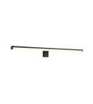 Bathroom wall lamps - Trio LINO Bathroom Wall Mounted 1xLED max 11W 3000K Black Matte 284116032 - product 1