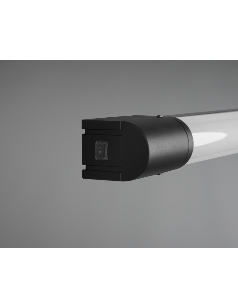 Bathroom wall lamps - Trio PIERA Bathroom Wall Mount 1xLED max 8W 3000K Black Matte 284074232 - product kolory-swiatla.pl 3