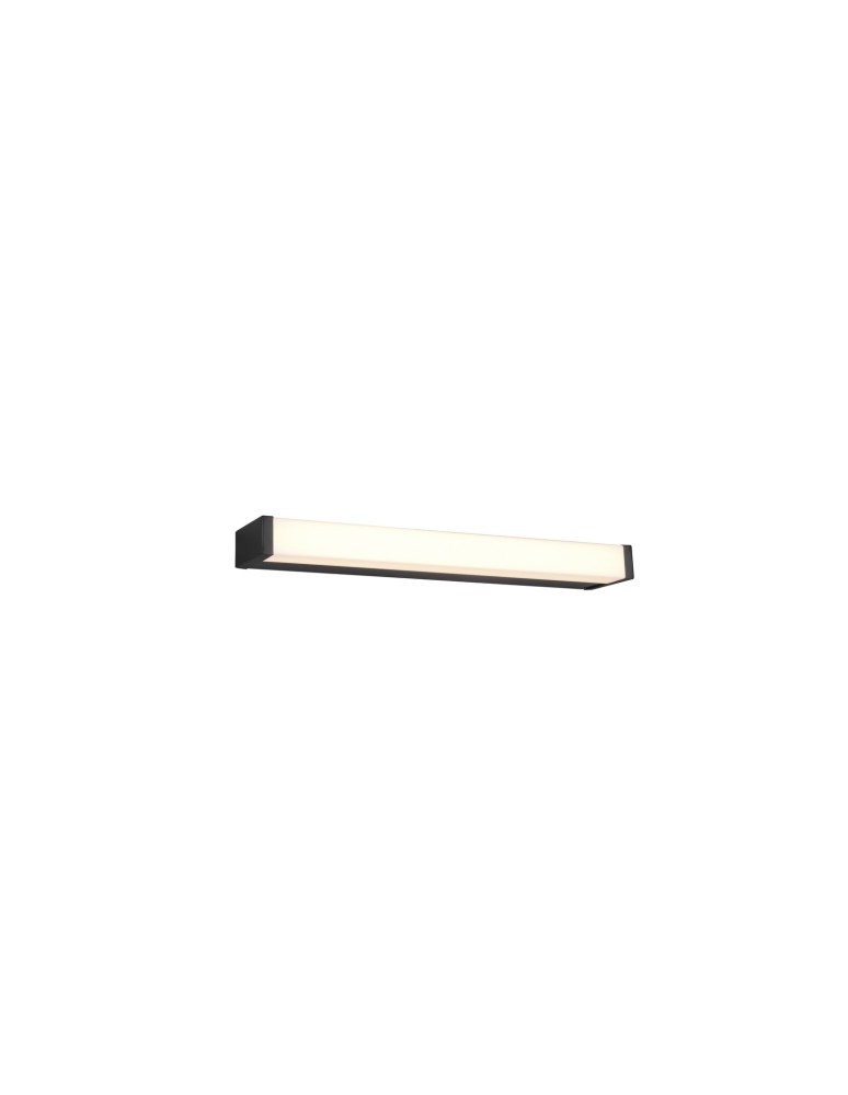 Bathroom wall lamps - Trio FABIO Bathroom Wall Mount 1xLED max 6W 3000K Black Matte 283814232 - product kolory-swiatla.pl 1