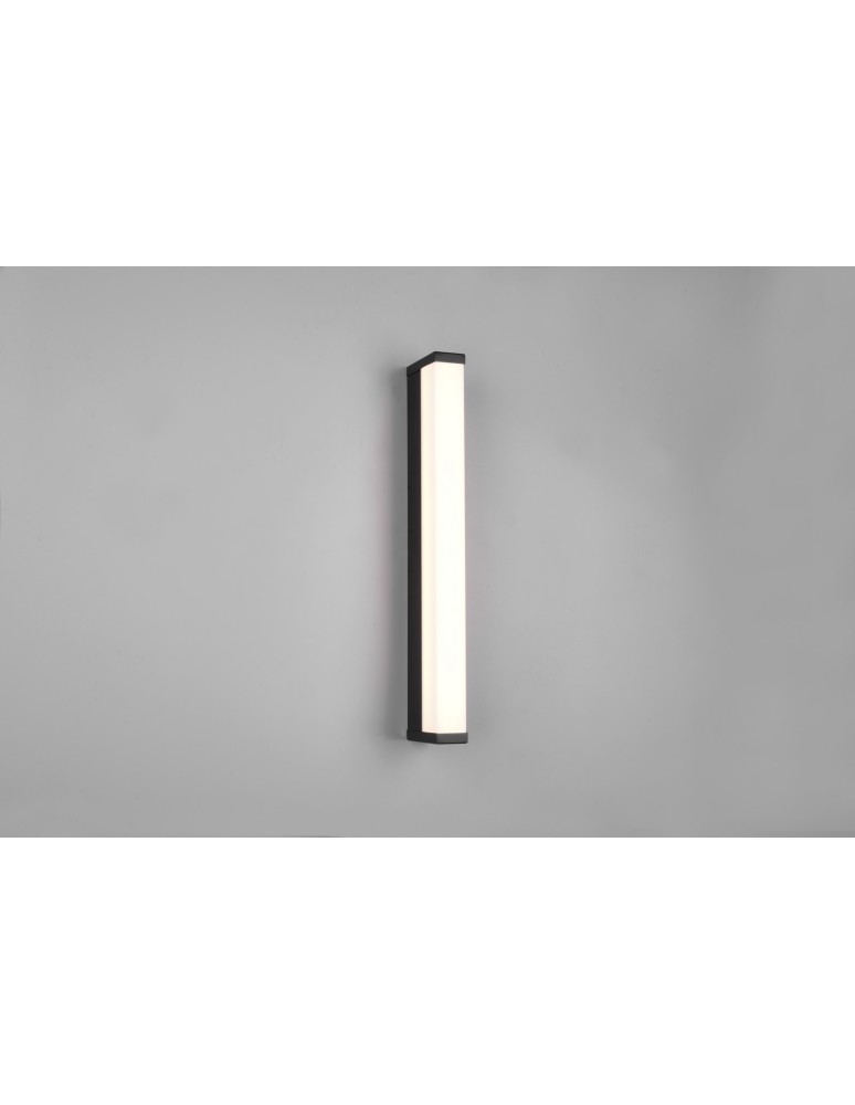 Bathroom wall lamps - Trio FABIO Bathroom Wall Mount 1xLED max 6W 3000K Black Matte 283814232 - product kolory-swiatla.pl 2