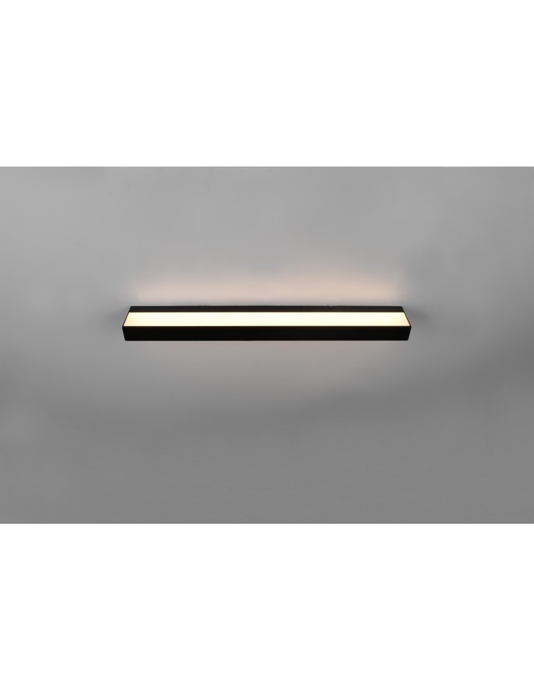 Bathroom wall lamps - Trio ROCCO Bathroom Wall Mount 1xLED max 8W 3000K Black Matte 283916032 - product kolory-swiatla.pl 2