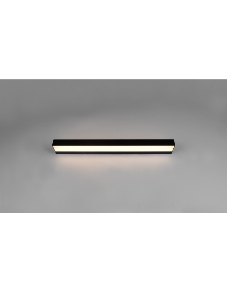 Bathroom wall lamps - Trio ROCCO Bathroom Wall Mount 1xLED max 8W 3000K Black Matte 283916032 - product kolory-swiatla.pl 3