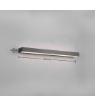Bathroom wall lamps - Trio ROCCO Bathroom Wall Mount 1xLED max 8W 3000K Black Matte 283916032 - product 4