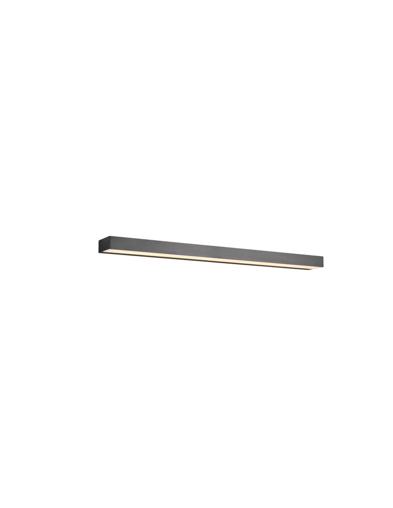 Bathroom wall lamps - Trio ROCCO Bathroom Wall Mount 1xLED max 13W 3000K Black Mat 283919032 - product kolory-swiatla.pl 1