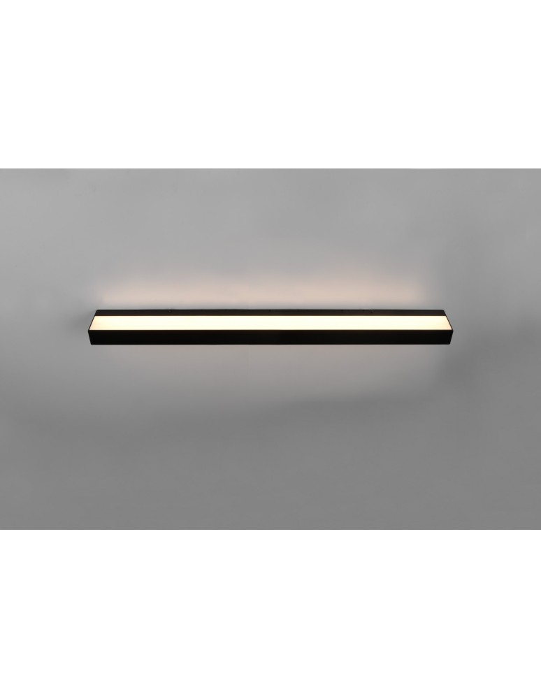 Bathroom wall lamps - Trio ROCCO Bathroom Wall Mount 1xLED max 13W 3000K Black Mat 283919032 - product kolory-swiatla.pl 2