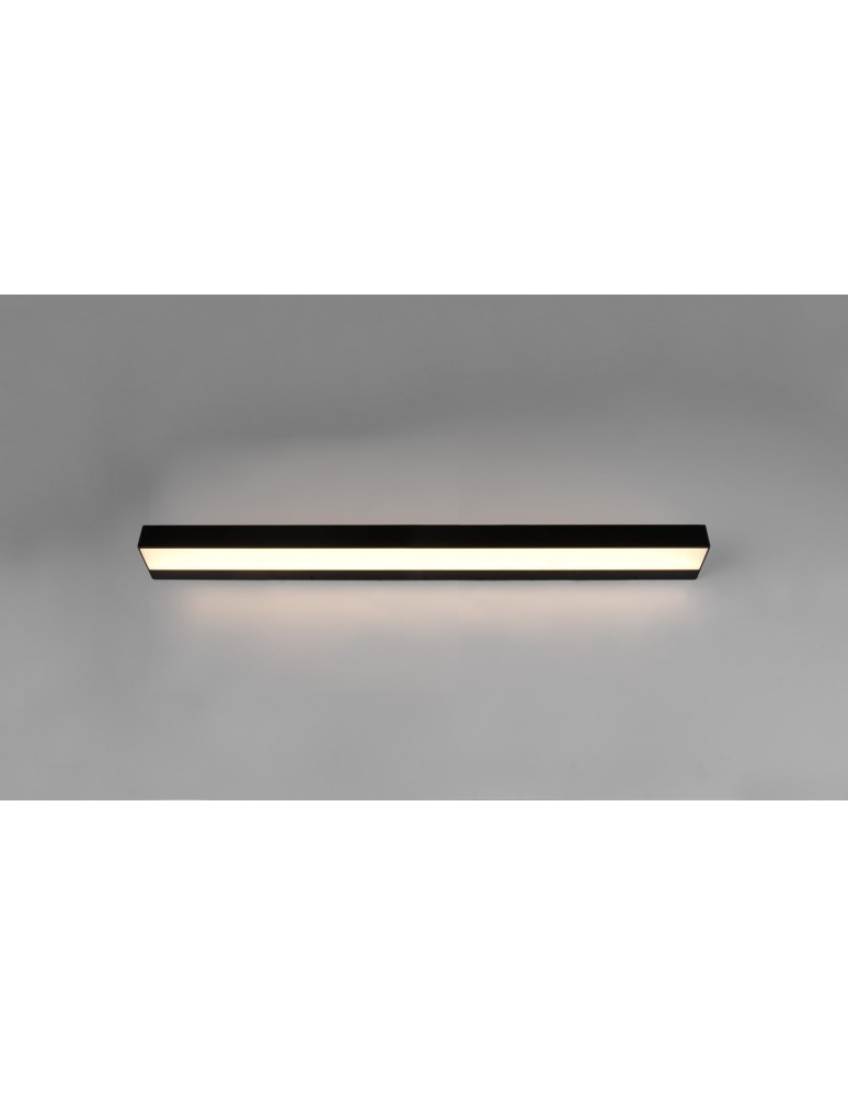 Bathroom wall lamps - Trio ROCCO Bathroom Wall Mount 1xLED max 13W 3000K Black Mat 283919032 - product kolory-swiatla.pl 3
