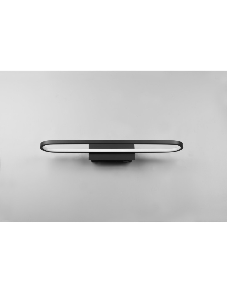 Bathroom wall lamps - Trio GIANNI Bathroom Wall Mounted 1xLED max 22W 3000K Black Matte 283779132 - product kolory-swiatla.pl 2