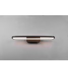 Bathroom wall lamps - Trio GIANNI Bathroom Wall Mounted 1xLED max 22W 3000K Black Matte 283779132 - product 3