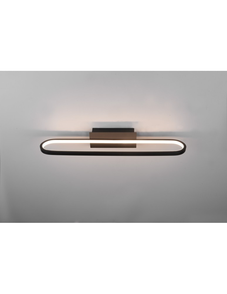 Bathroom wall lamps - Trio GIANNI Bathroom Wall Mounted 1xLED max 22W 3000K Black Matte 283779132 - product kolory-swiatla.pl 5